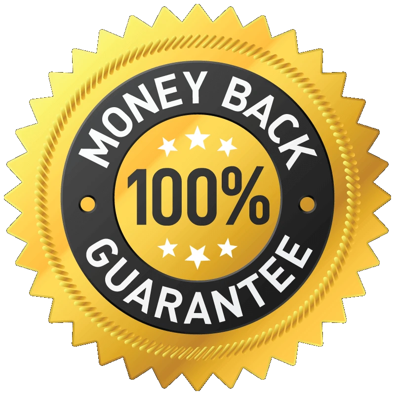 Carbon one 90-Day 100% No-Risk Money Back Guarantee official seal