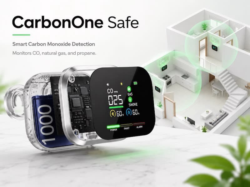 Carbon One Monoxide Detector for complete house