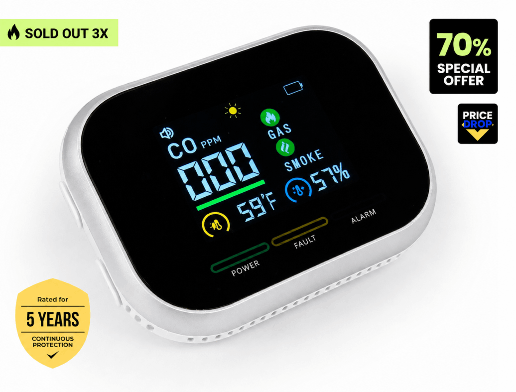 Carbon One Monoxide Detector Massive Discount of 70%
